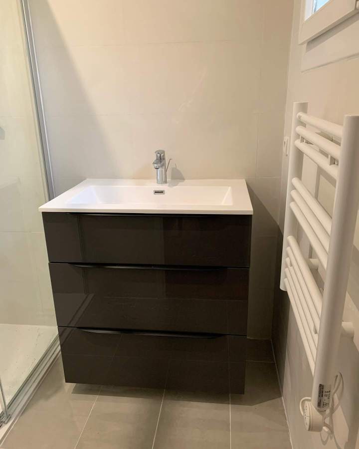 Salle de bains rénovée Paris